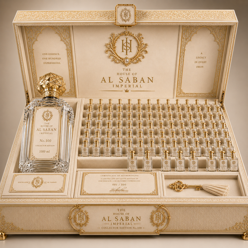 AL SABAN IMPERIAL No.100 Collector Edition full presentation box open