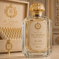 AL SABAN IMPERIAL No.100 1000ml crystal bottle with gold cap